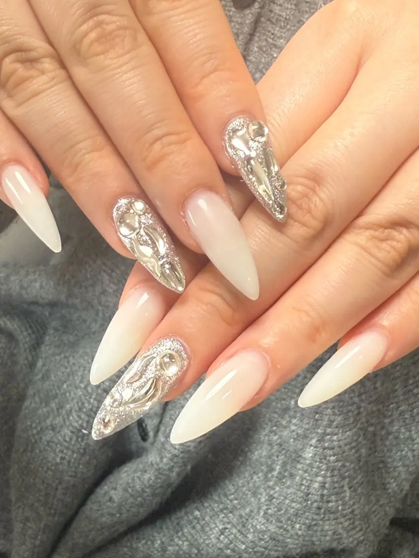 ネイル ストーンネイル cat‘s nail🐈⬛のネイルデザイン