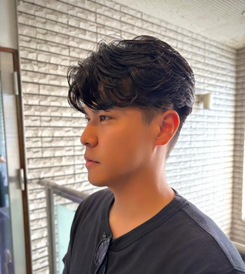 パーマ メンズ メンズパーマ メンズベリーショート カット パーマ UMM daichi メンズパーマのヘアスタイル