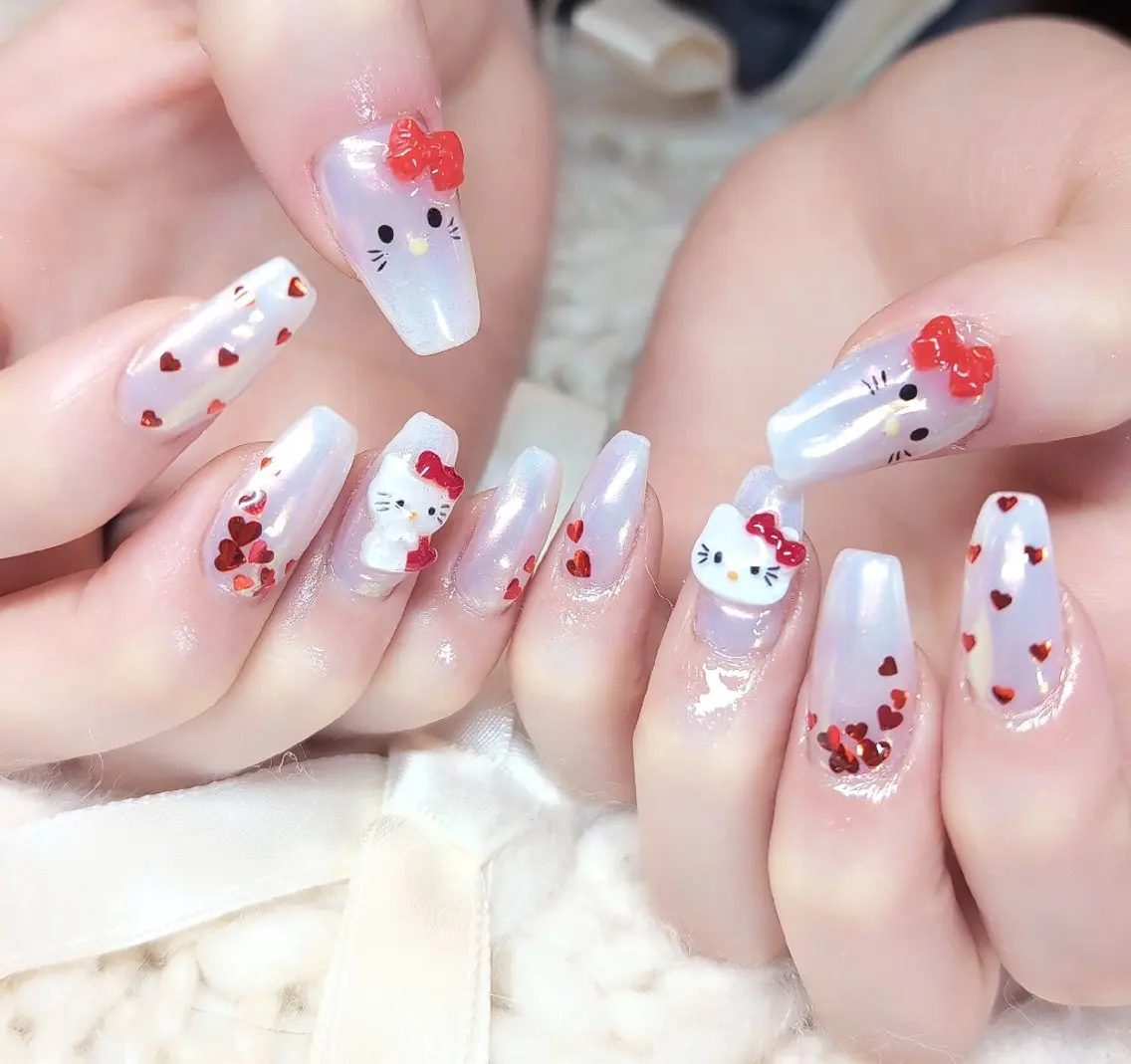 ネイル 長さ出し ジェルネイル 韓国ネイル マグネットネイル ニュアンスネイル ハンドネイル I LOVE ME NAIL.。.:*♡のネイルデザイン
