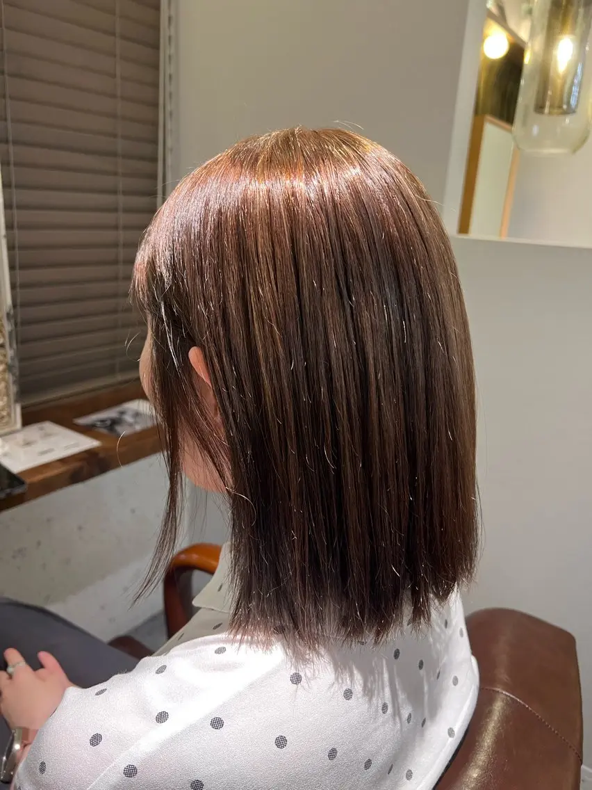 ミディアム カラー 韓国スタイル🇰🇷 annaのヘアスタイル