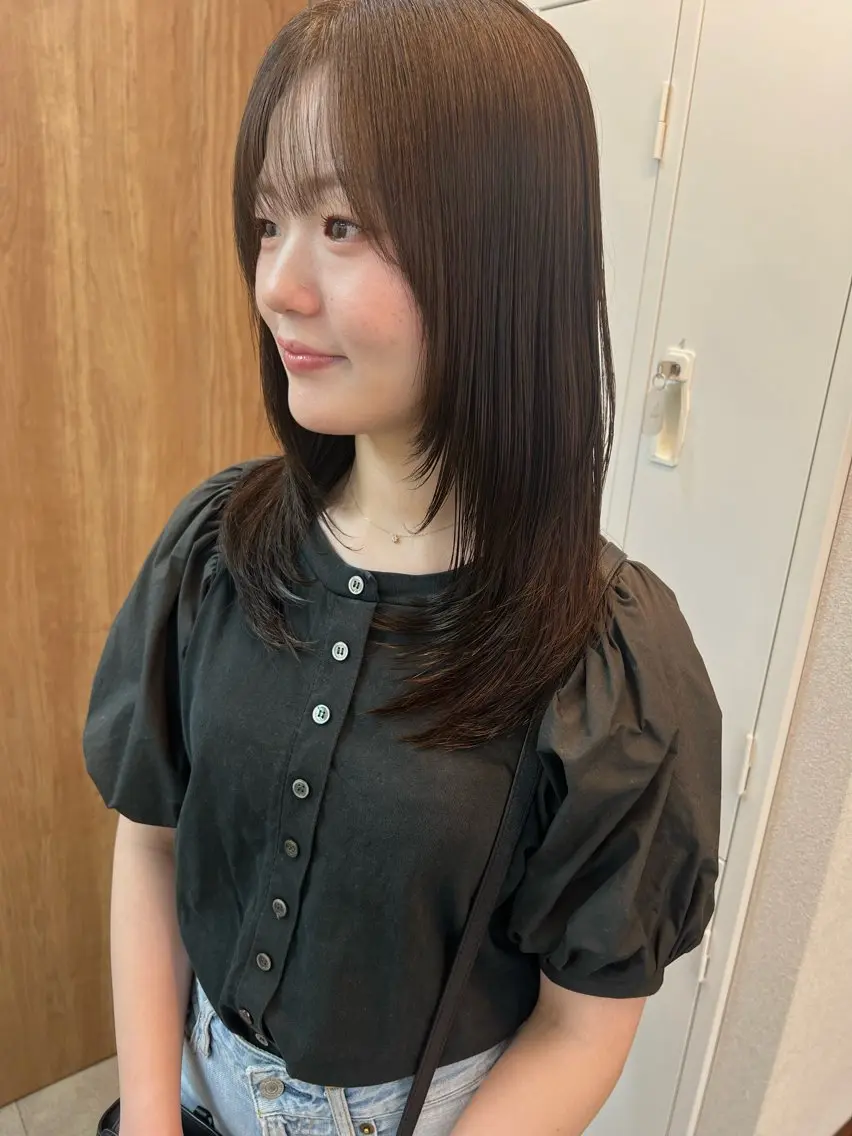 セミロング カラー 🧡YUU💚艶抜群 カラー✨/905号室のヘアスタイル