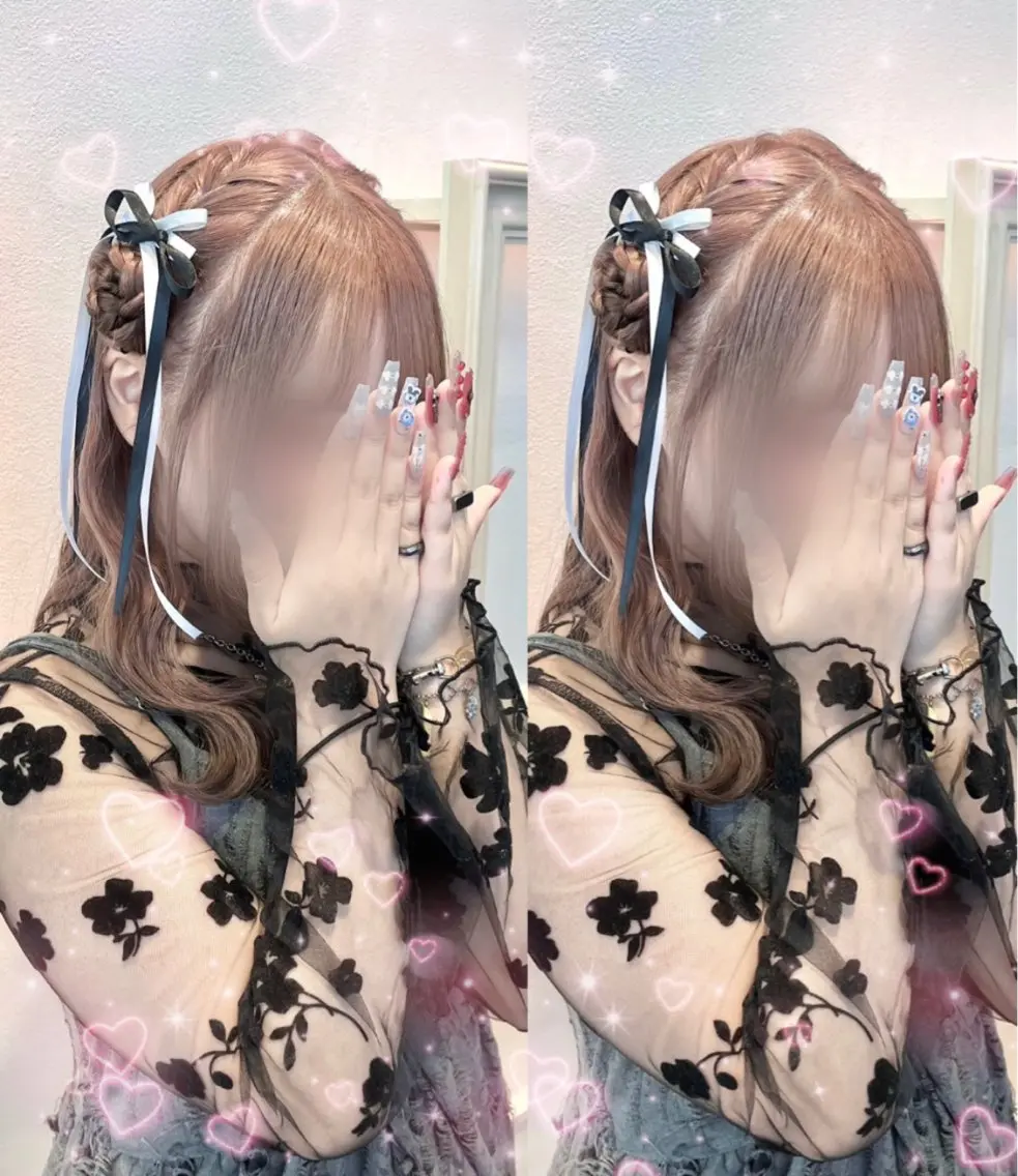 【❕土日祝限定❕】꒰ঌヘアメ系ヘアアレンジ໒꒱𓂃𓈒𓏸 🎀オタ活 ライブ イベント前にぜひ♡🎀の写真