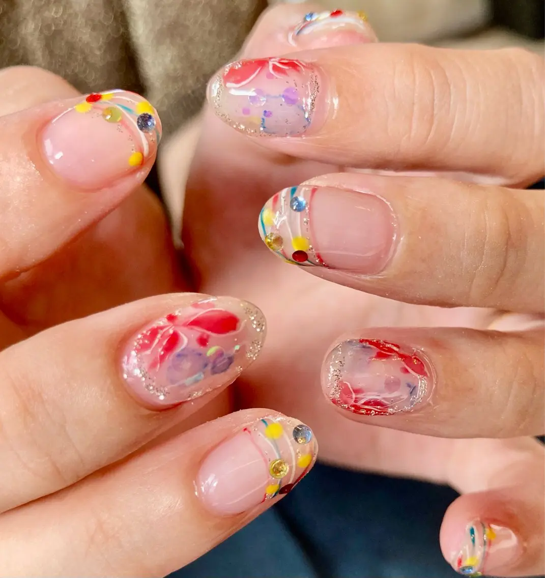 ネイル 持ち込み salon 喜’s casaのネイルデザイン