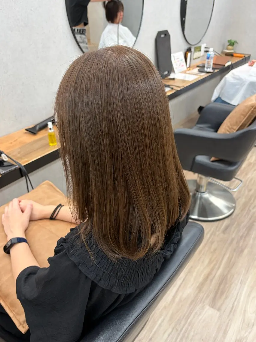 カラー ヘアカラー 縮毛矯正/ 豊島怜のヘアスタイル