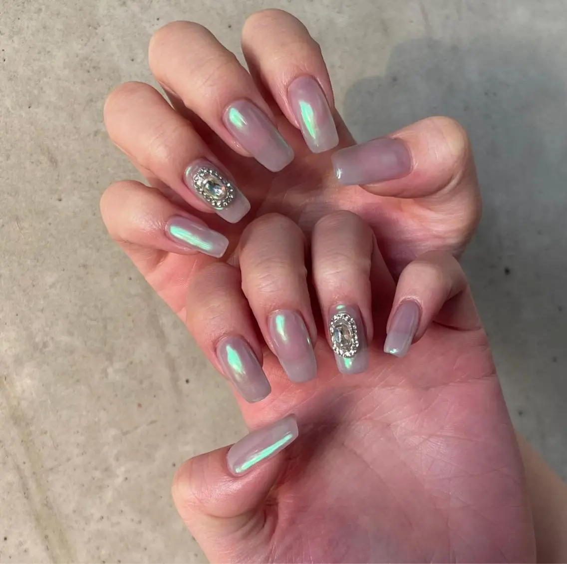 ネイル オーロラネイル MALU NAIL mayuのネイルデザイン