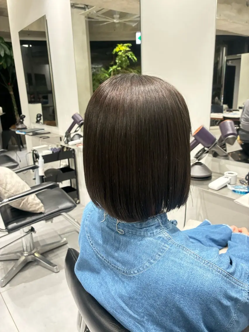 ロング カラー ブラウンカラー ヘアカラー トリートメント カラー／FILMS ／表参道／チサトのヘアスタイル