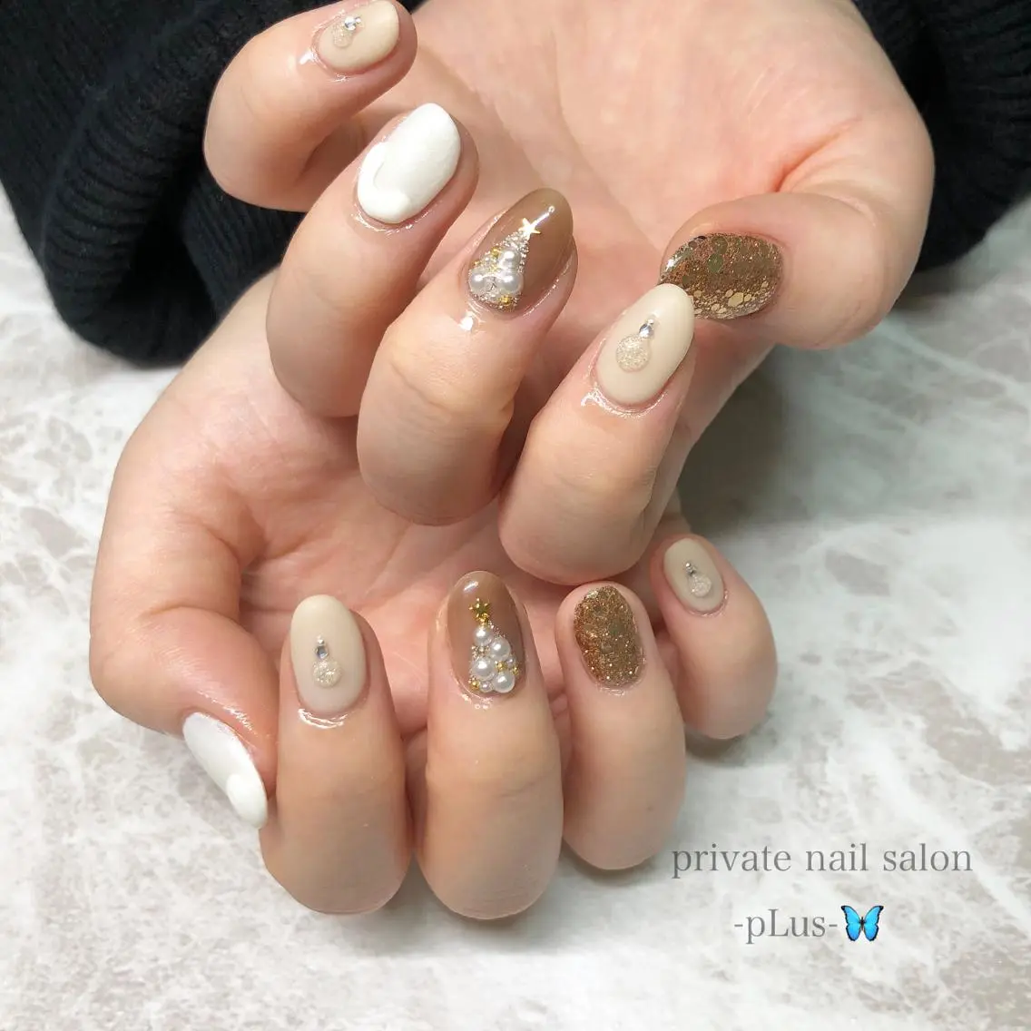 ネイル 冬ネイル クリスマス nail salon 7 _seven_のネイルデザイン