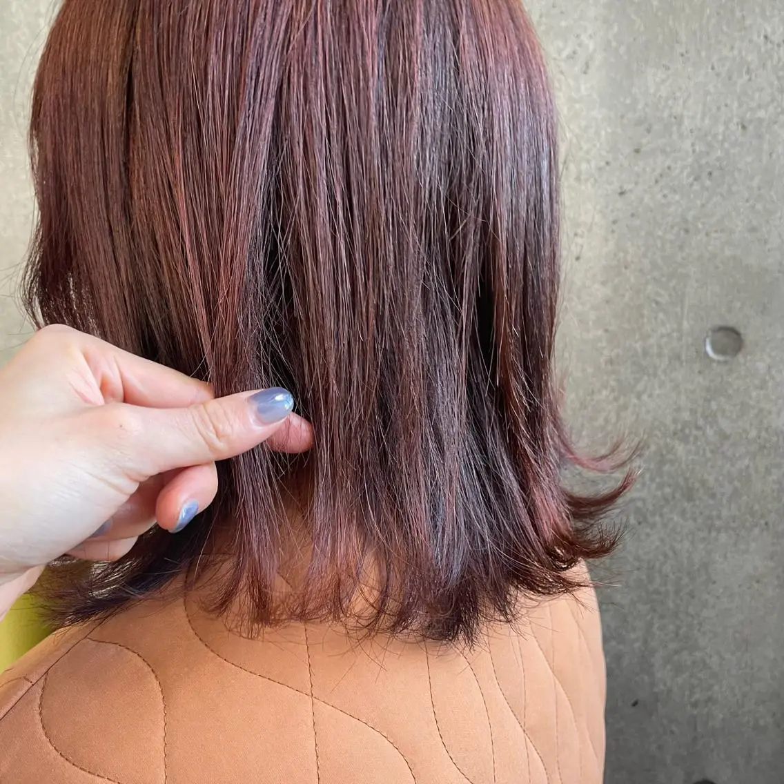 ミディアム カラー もりたみかこ 美容師お休み中のヘアスタイル