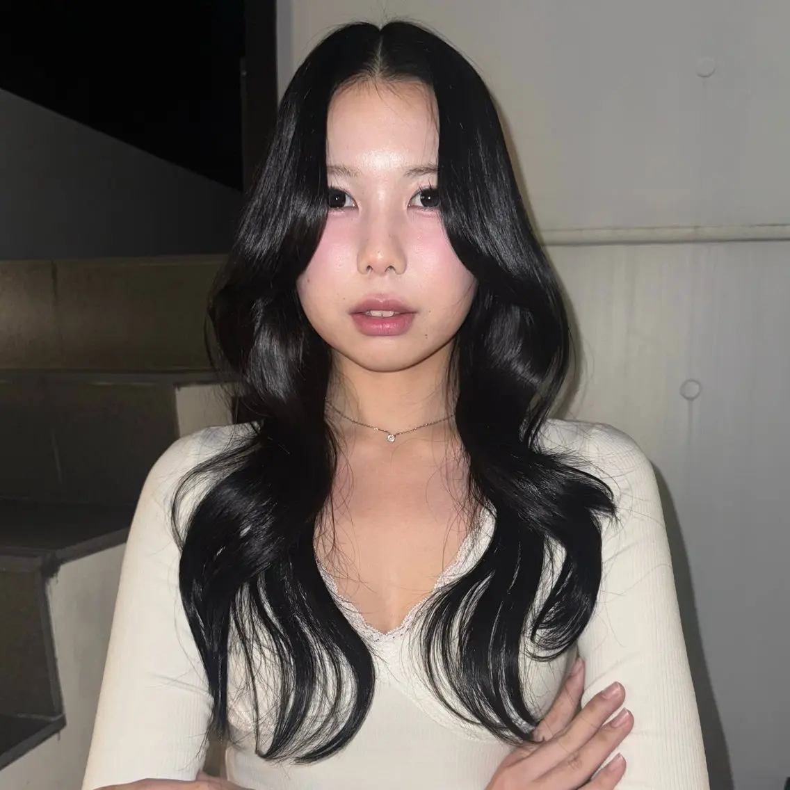 ロング ヘアカラー 韓国ヘア 🇰🇷 natsukiのヘアスタイル