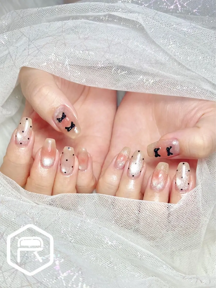 ネイル ガーリー ワンホンネイル レディスペネイル mei2岩田のネイルデザイン