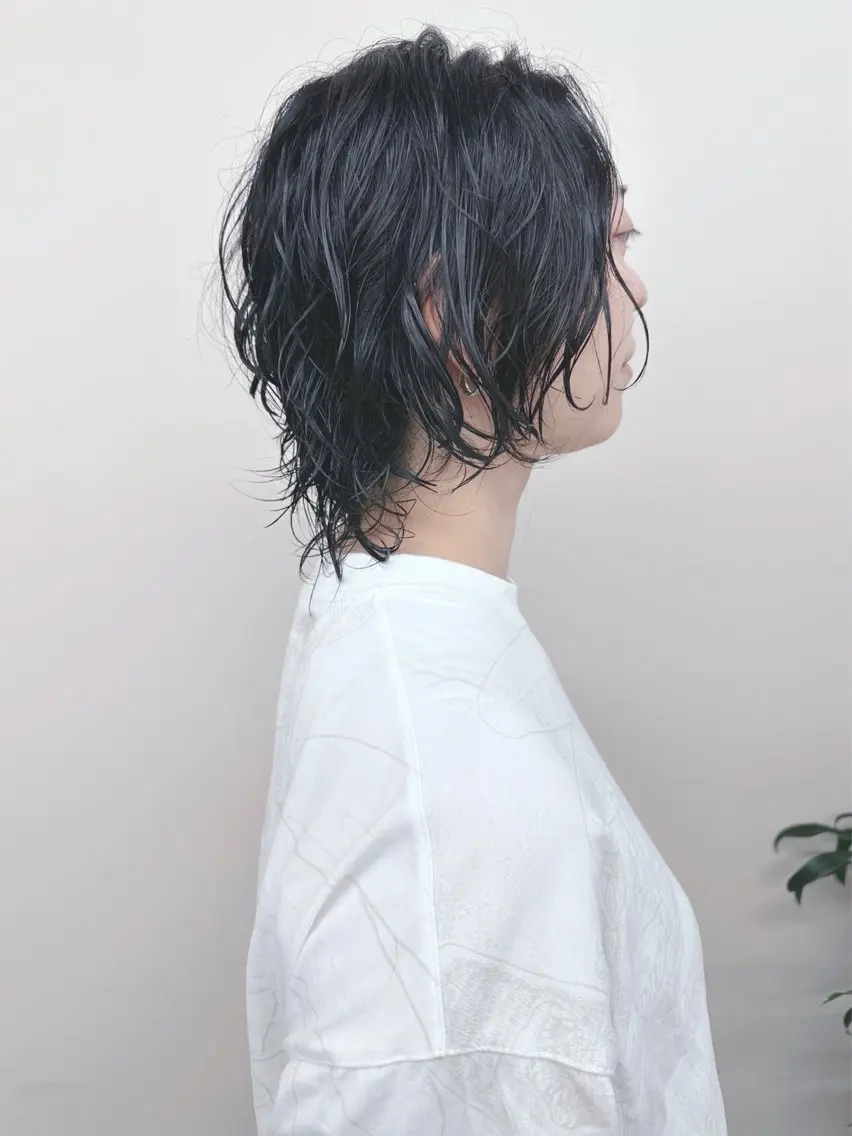 ショート パーマ カット パーマ ボブ/ゆるふわ ボブパーマ/とういのヘアスタイル