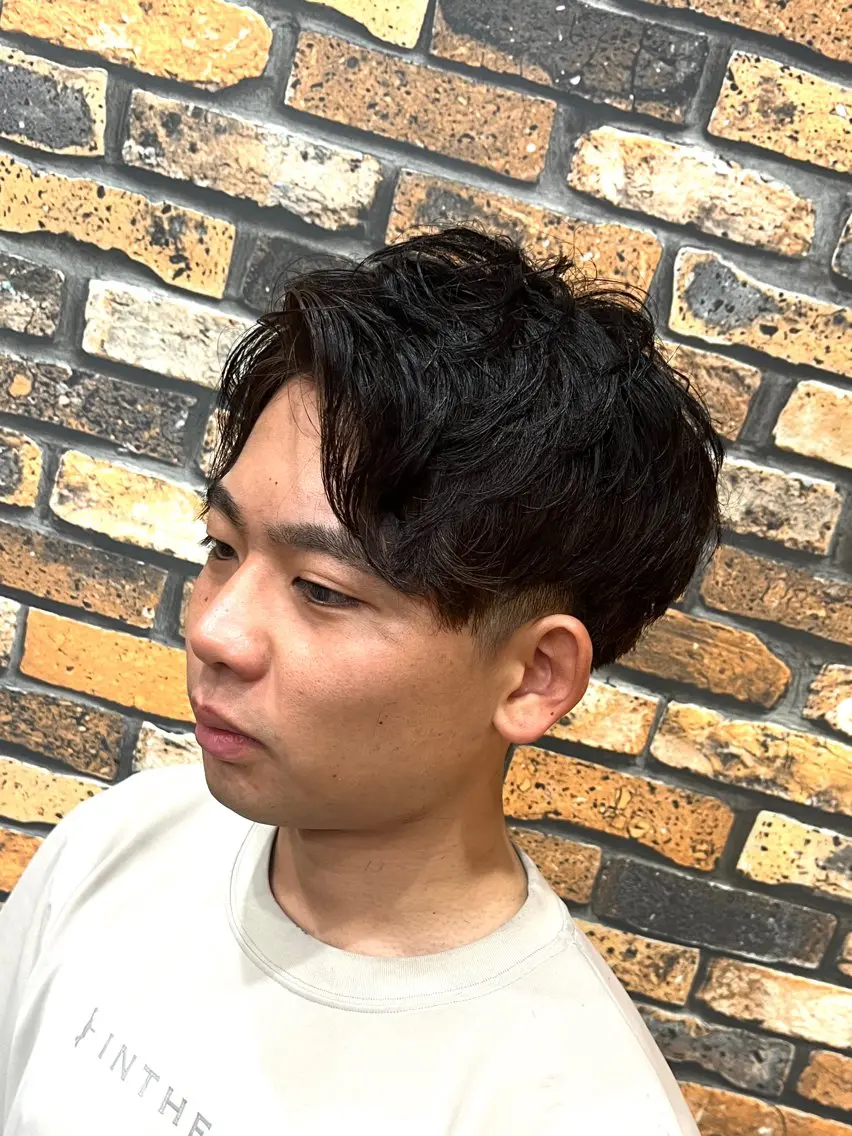 ミディアム パーマ 🌈予約の98%パ ーマ⭕️🌈福本のヘアスタイル
