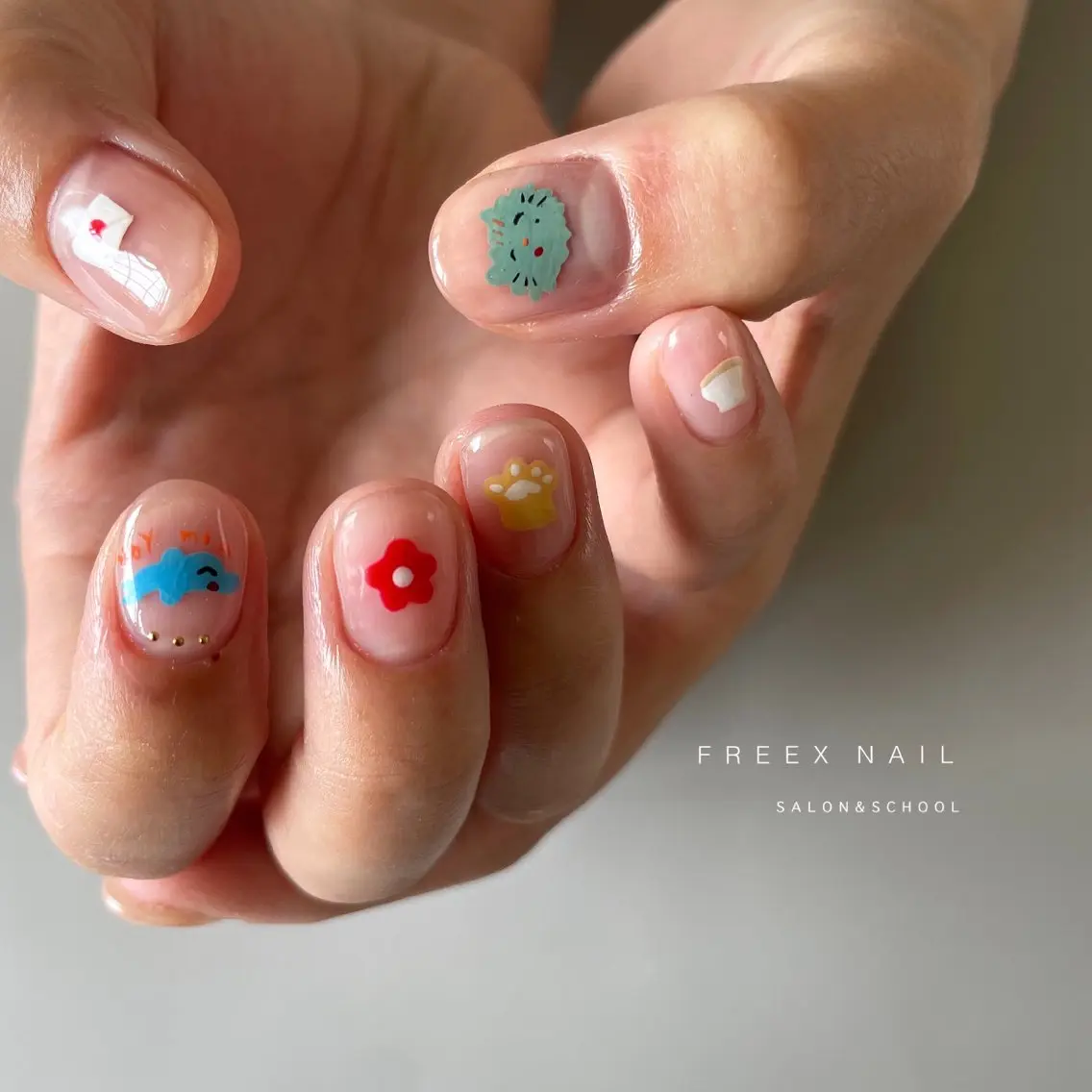 ネイル ハンドネイル フットネイル freex nail /ニュアンス/個性派のネイルデザイン
