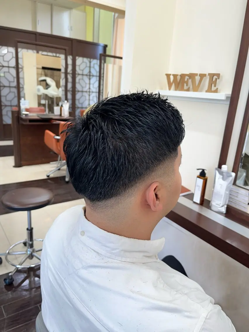 ショート メンズ フェードカット スキンフェード 🧊メンズ特化🧊 高木航希のヘアスタイル