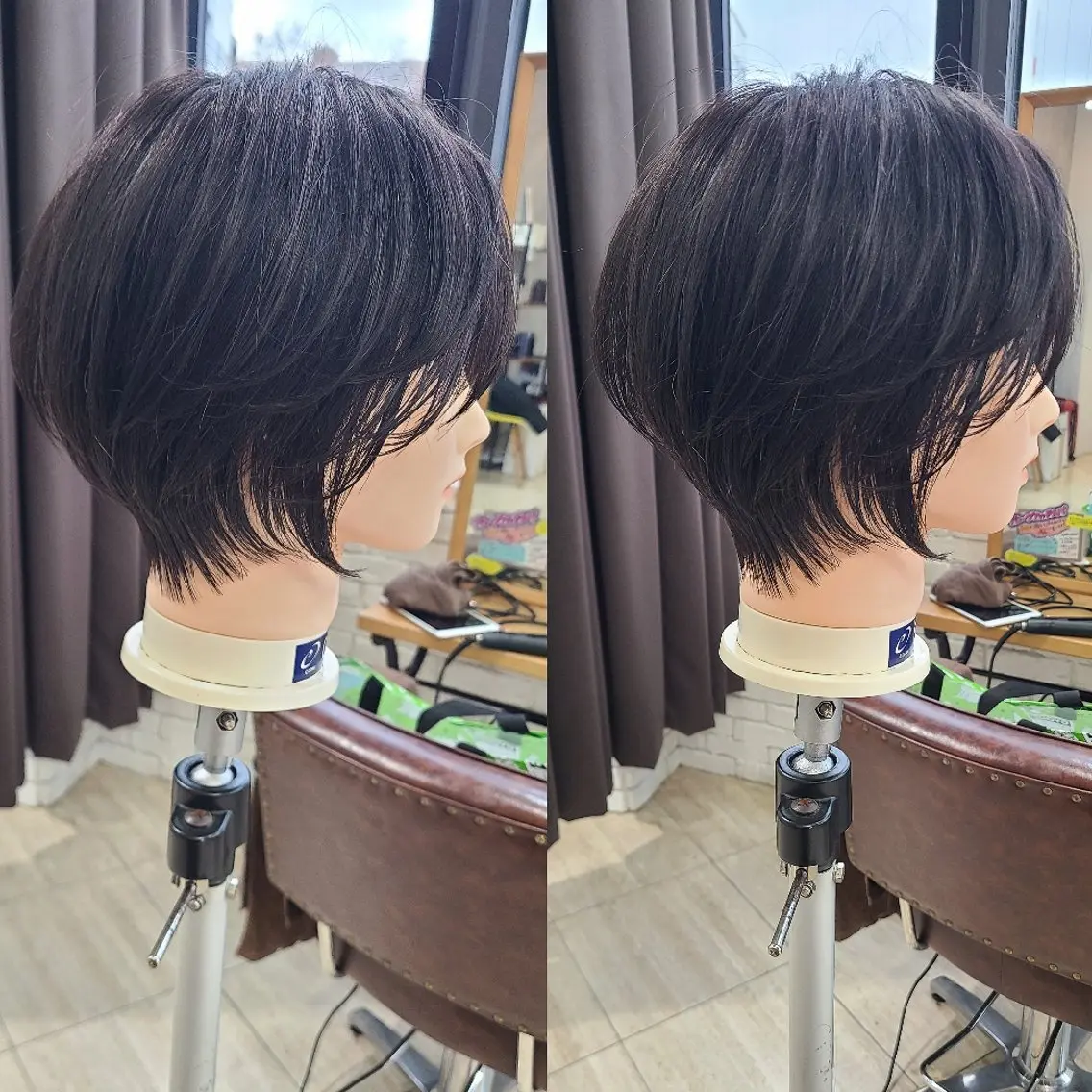 ショート ショートヘア 西田 理沙のヘアスタイル