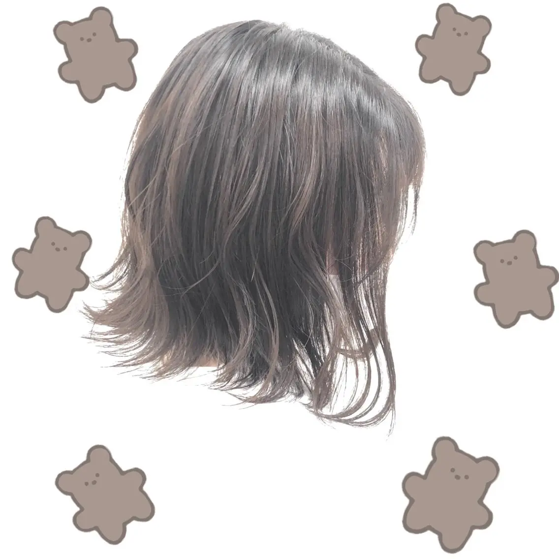 ショート カラー パーマ ヘアアレンジ メンズ キッズ 上品＆韓国風 🥀海心🥀のヘアスタイル