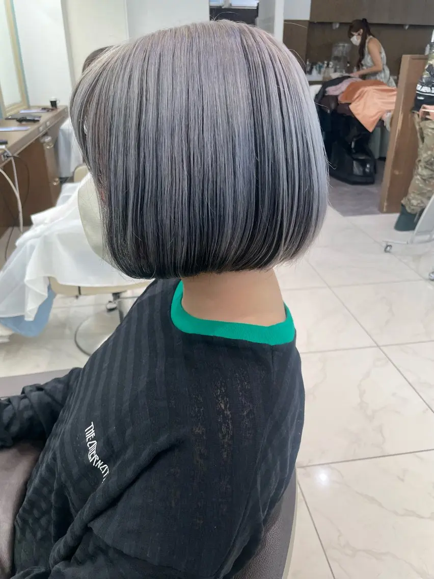 ミディアム カラー ヘアカラー トリートメント 店長福島成美/髪質 改善縮毛矯正/カラーのヘアスタイル
