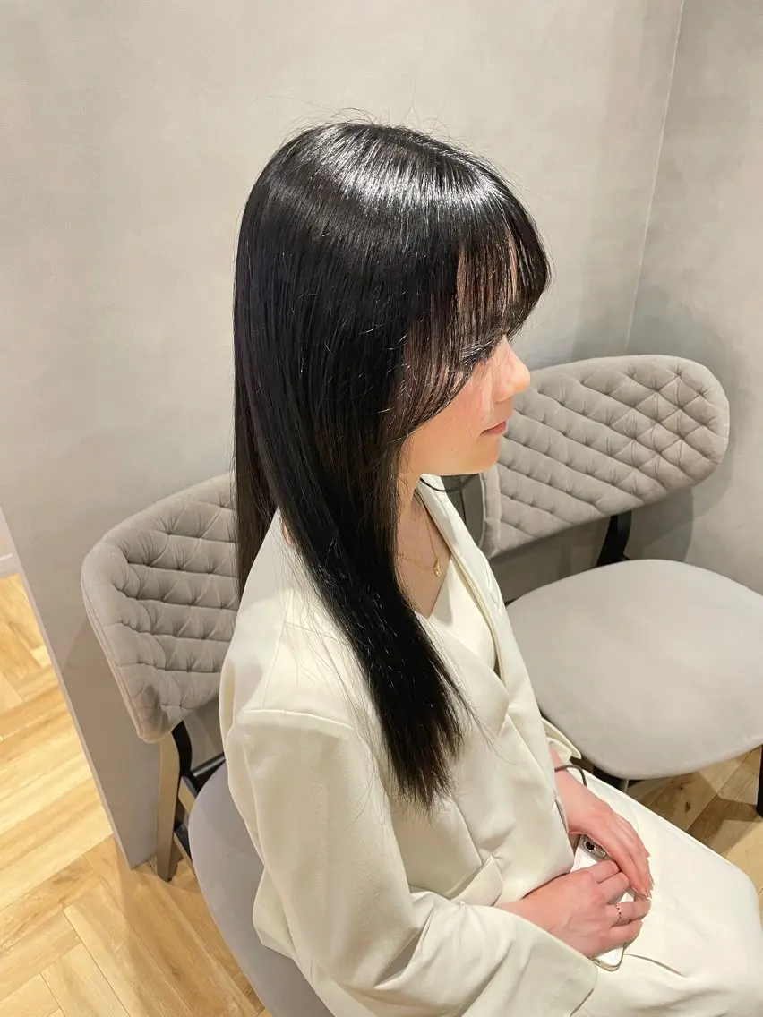 『大人気🫰🏻』韓国スタイルレイヤーカット🇰🇷🖤＋ダメージケア美容液付きの写真