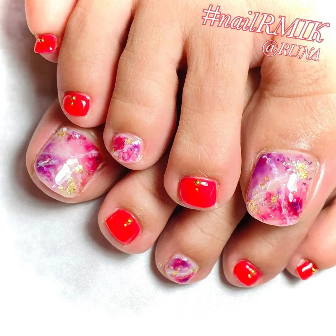 ネイル フットネイル nailsalon RMIKのネイルデザイン