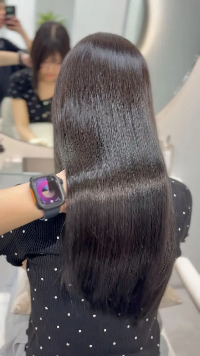 ロング ヘアカラー トリートメント 代官山×美髪 縮毛矯正艶カラー🫧のヘアスタイル