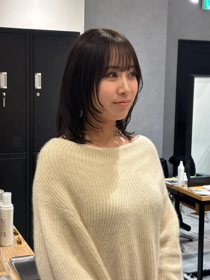 ミディアム レイヤー/ボブパーマ ⭐️NAOKIのヘアスタイル