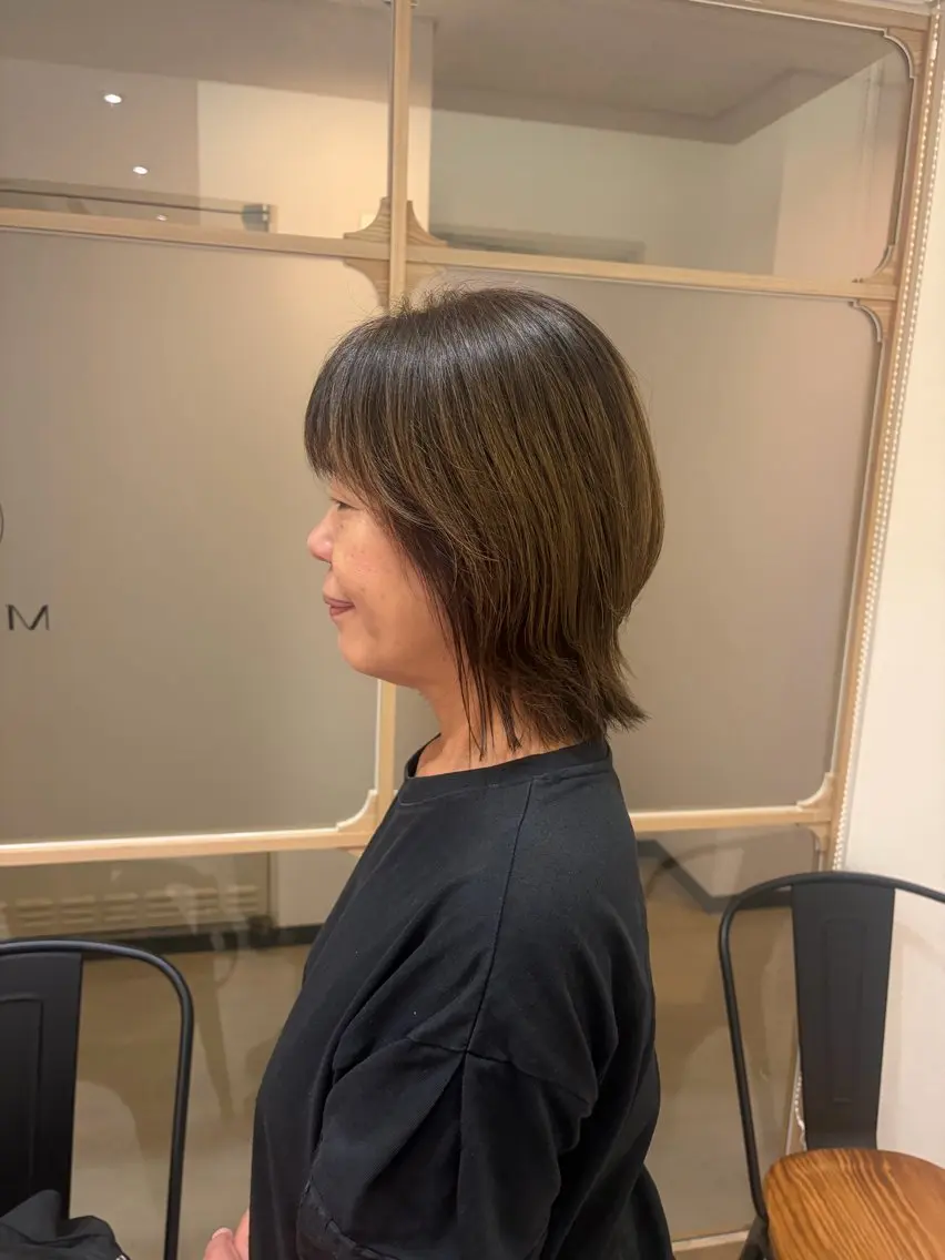 ミディアム MAHAE 東芝のヘアスタイル
