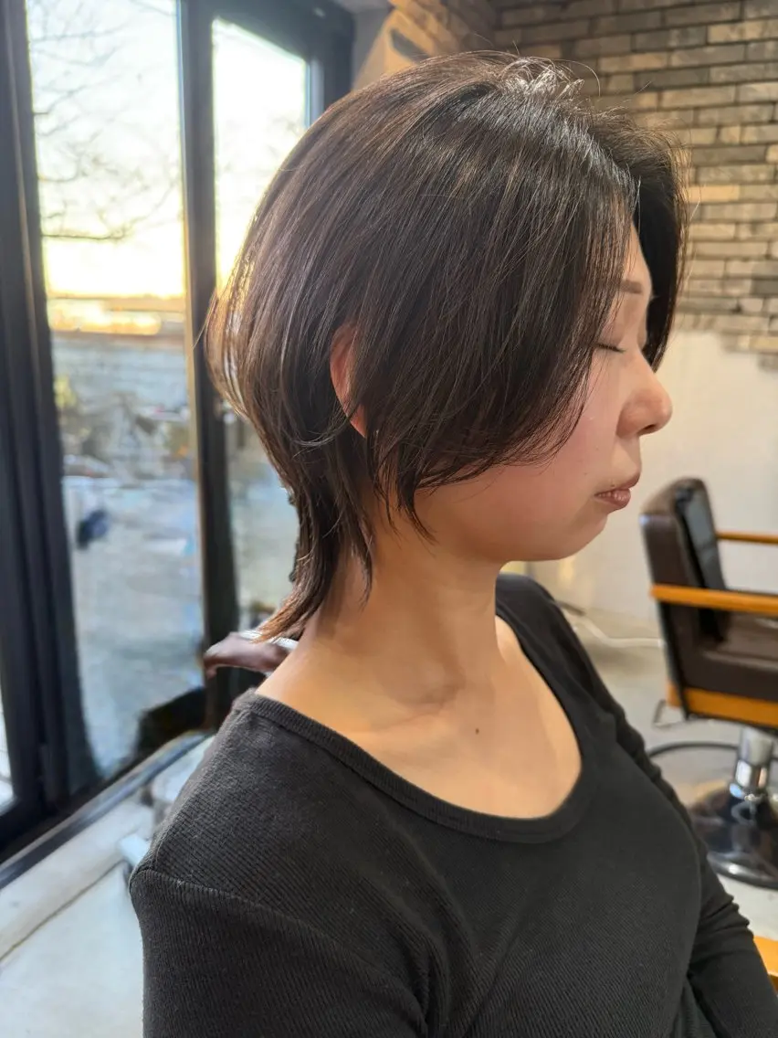 ミディアム ヘアカラー ブリーチ特化 コンテスト優勝サロンのヘアスタイル