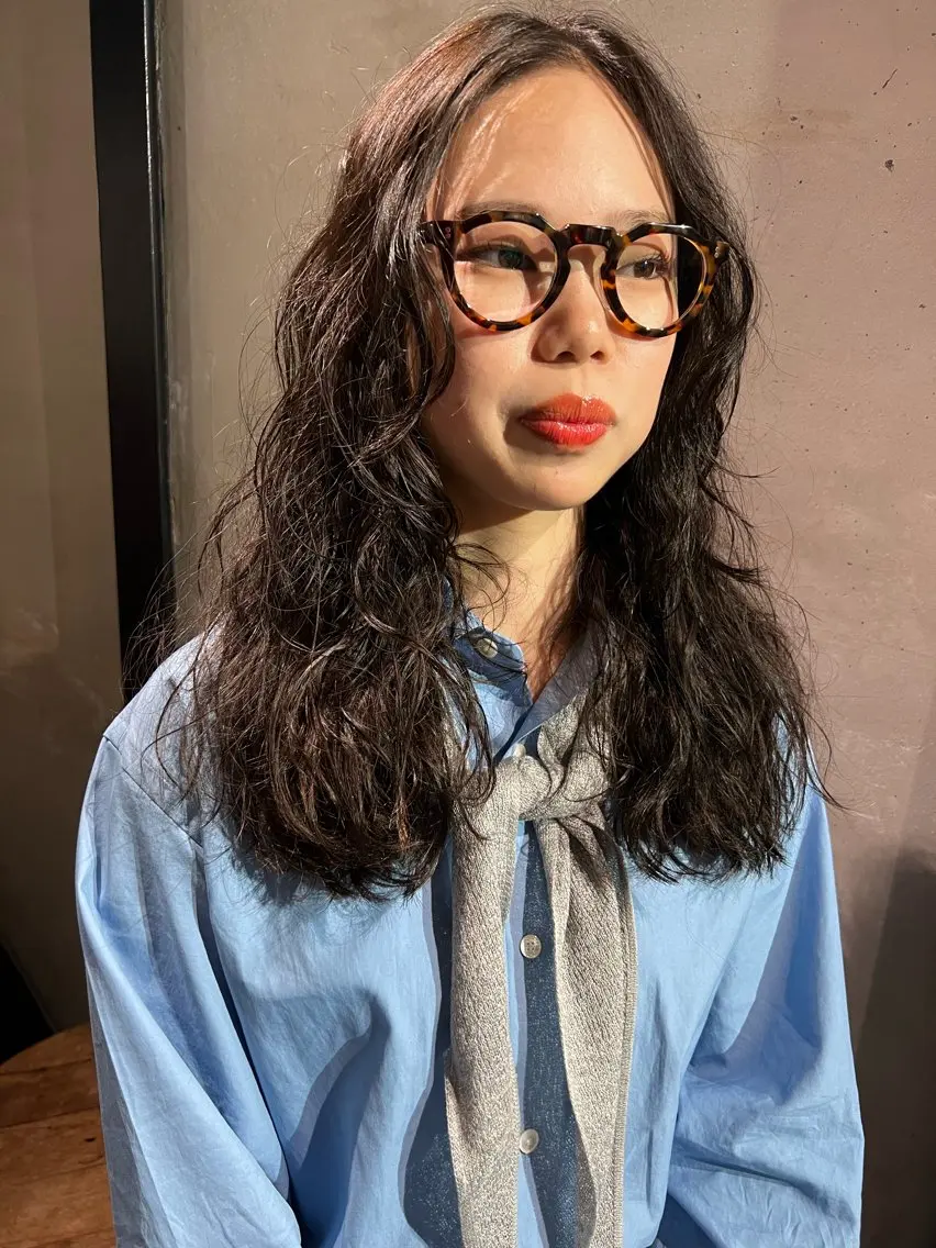 ロング パーマ 【原宿美容師】なん ちゃんのヘアスタイル