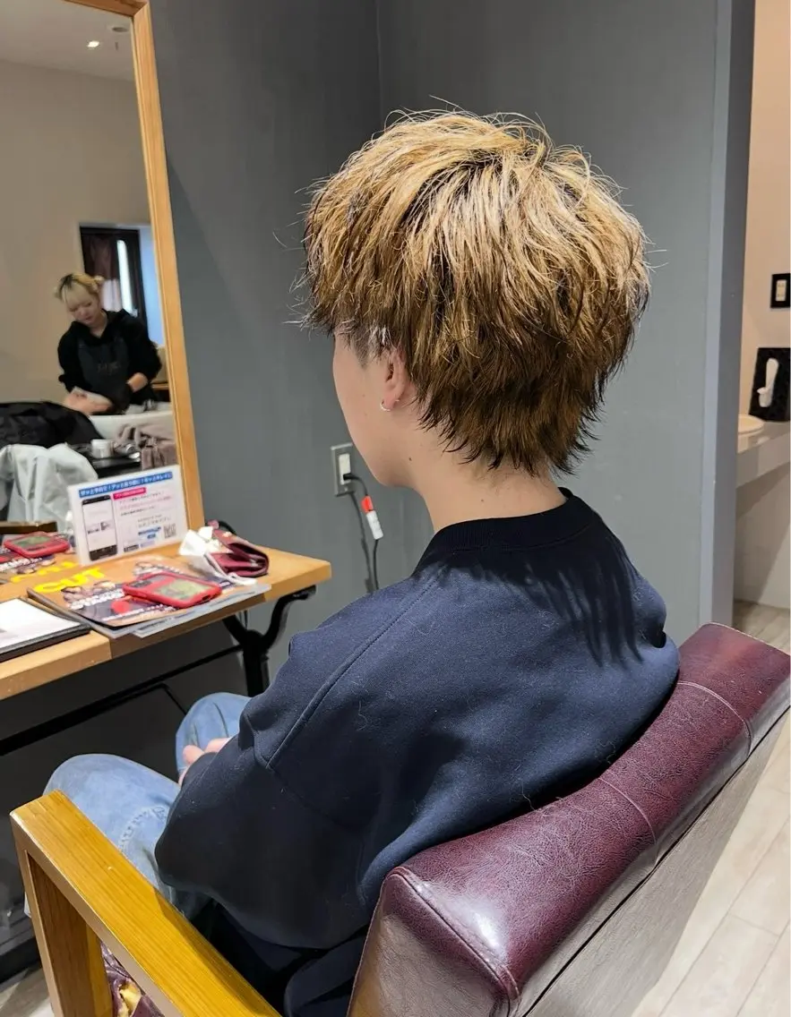 カラー メンズ カット ヘアカラー 郡山メンズ特化 KIZUNAのヘアスタイル