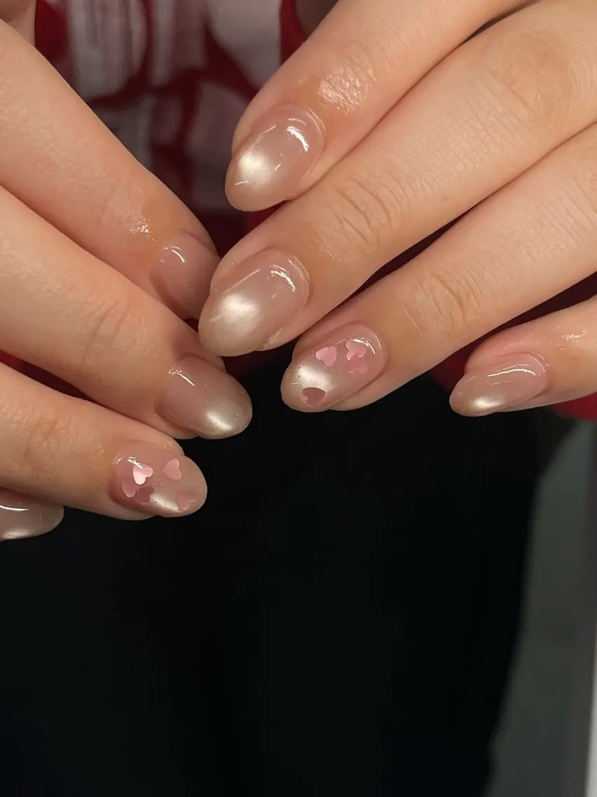 ネイル ハート ハンドネイル schon 🎀saraのネイルデザイン