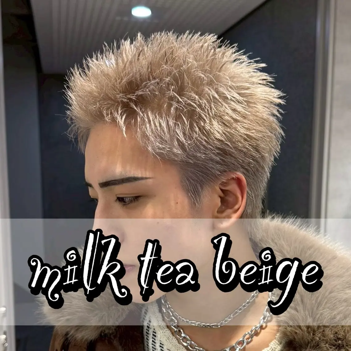 ショート カラー メンズ メンズブリーチ ブリーチ カット ヘアカラー トリートメント 🫧透明感カラー🫧 艶髪🫧韓国ヘアのヘアスタイル