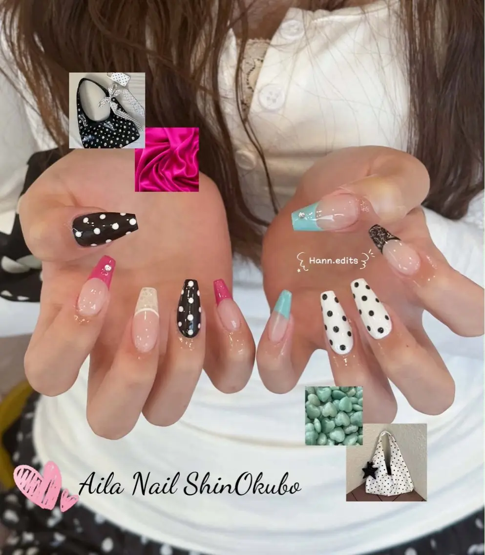 ミディアム Aila Nail Shinokuboのネイルデザイン