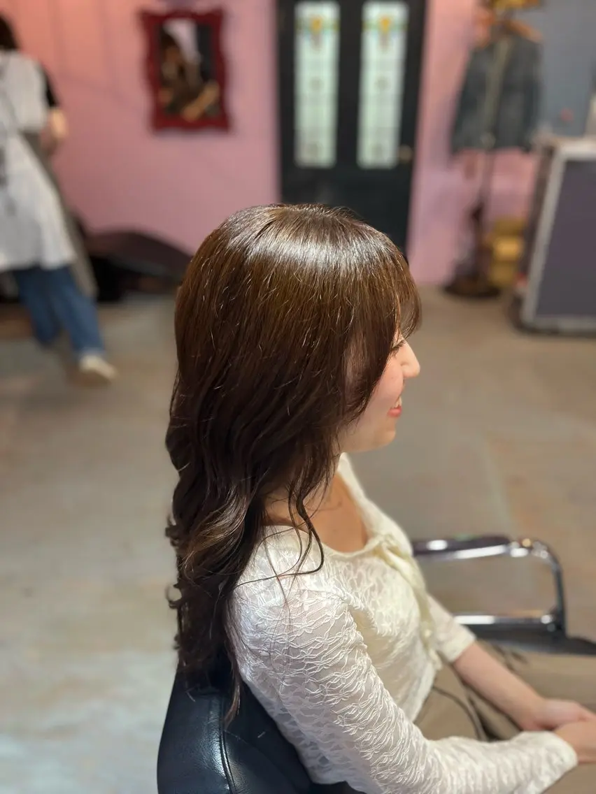 ロング カラー ヘアカラー 藤野 海翔のヘアスタイル