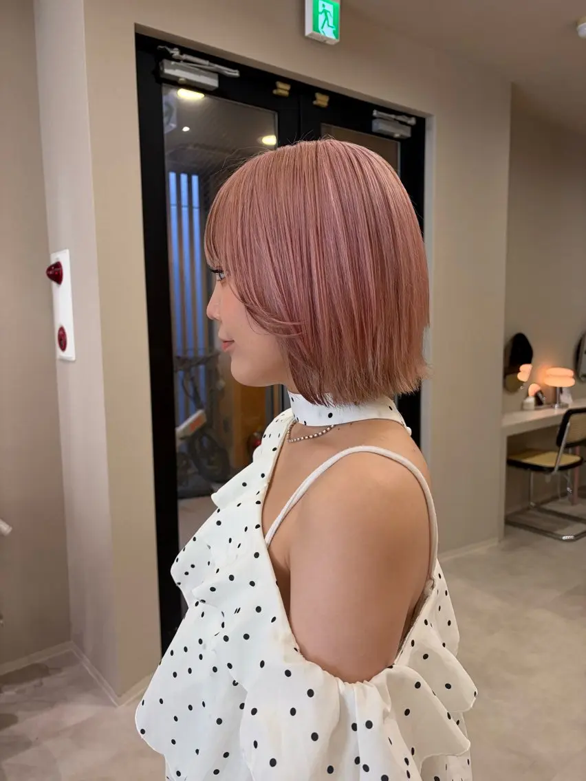 ミディアム カラー ヘアカラー Emma /NIMO.原宿のヘアスタイル