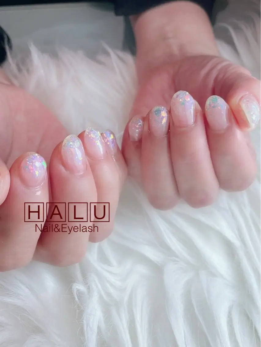 ネイル キラキラネイル HALU ハルのネイルデザイン