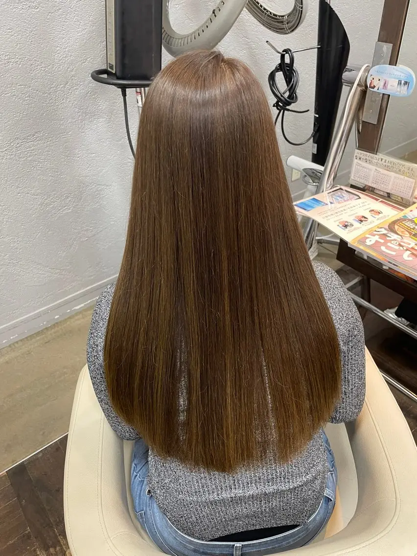 ロング カット ヘアカラー <髪質改善>河野 🍑AVANCE.のヘアスタイル