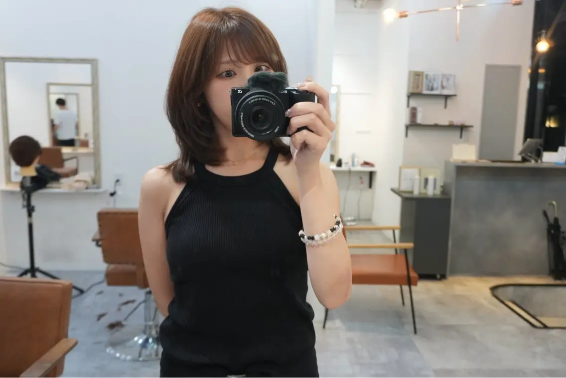 ミディアム 髙橋 恵永のヘアスタイル