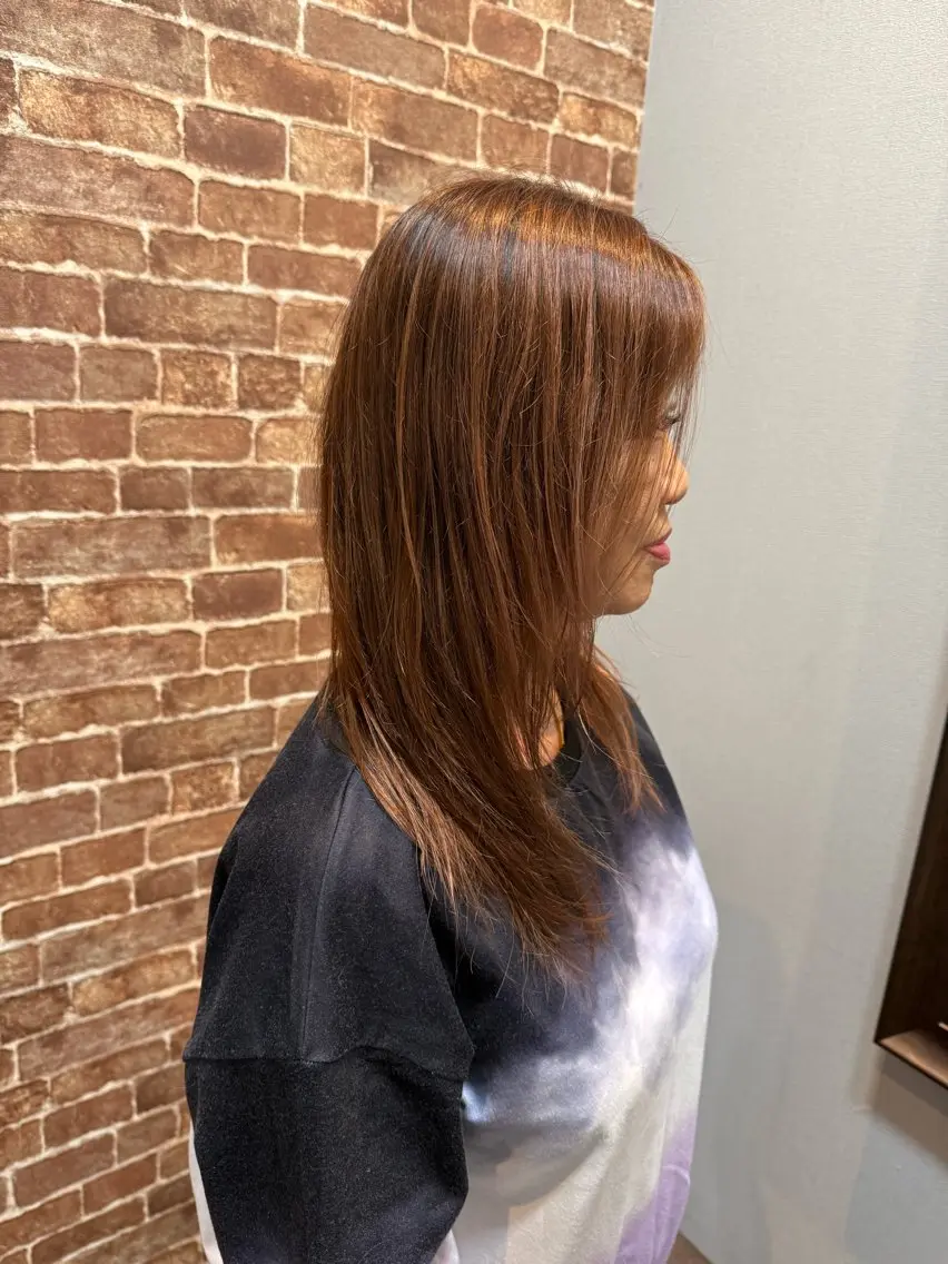 ロング ayu ka／パーマのヘアスタイル
