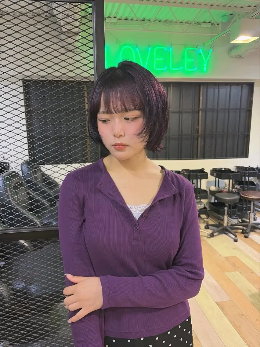 ロング ヘアカラー 💜🦋 COCONA🦋💜のヘアスタイル