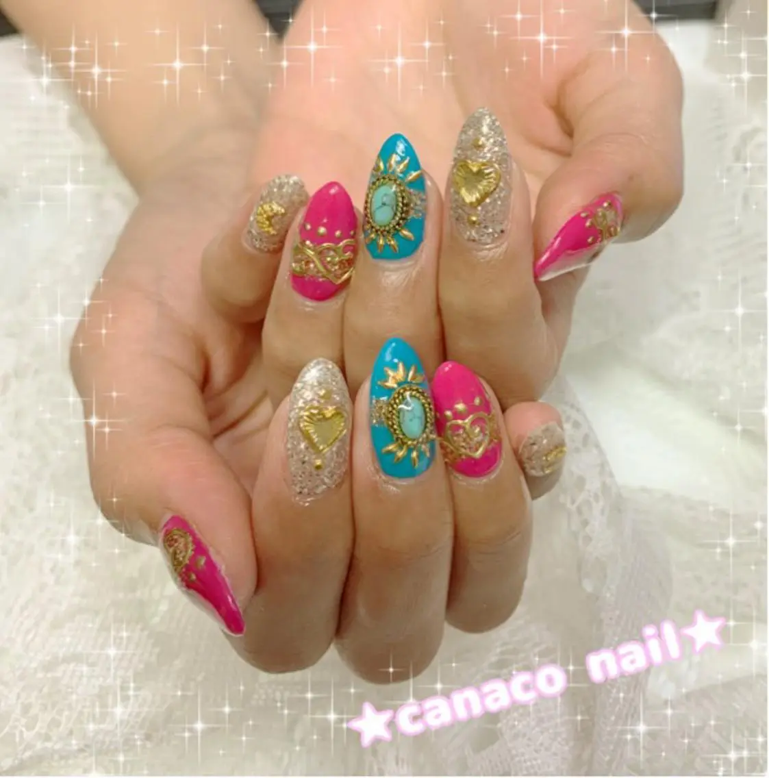 ネイル アートネイル ハンドネイル ハンドケア ベテランネイル cnc nailのネイルデザイン