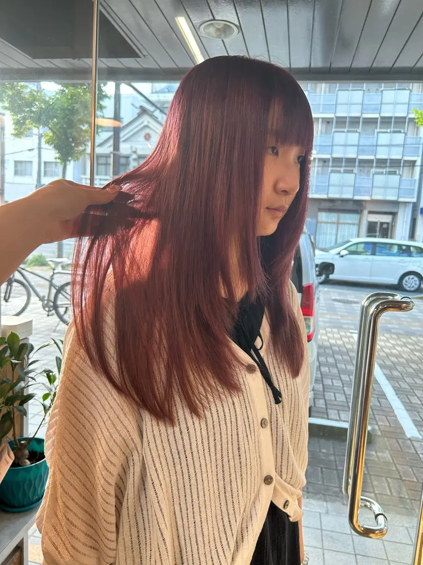ロング レイヤーカット カット ヘアカラー IMARI /のヘアスタイル