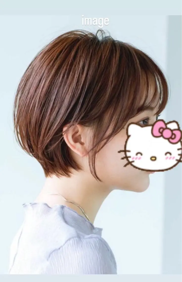 ショート ショートヘア anon Loemのヘアスタイル