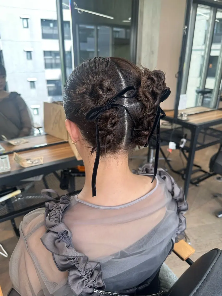 ミディアム RINO‎🤍🎀 𝑏𝑒𝑙𝑡𝑎のヘアスタイル
