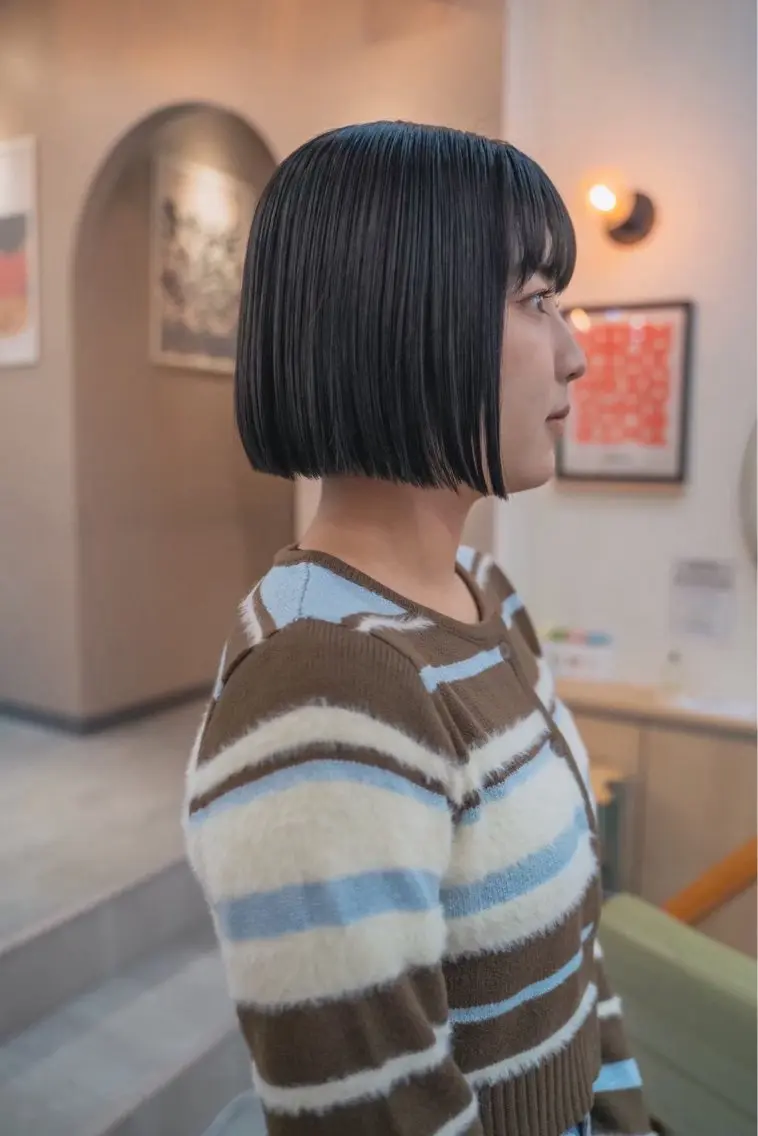 ショート カラー カット 割引中‼️縮毛矯正 船橋駅5分/鈴木杏美のヘアスタイル