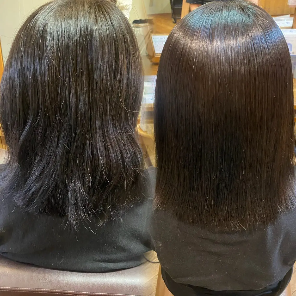 ミディアム カラー カット 縮毛矯正 トリートメント 透明感カラー/ 小顔レイヤー/ミヅキのヘアスタイル
