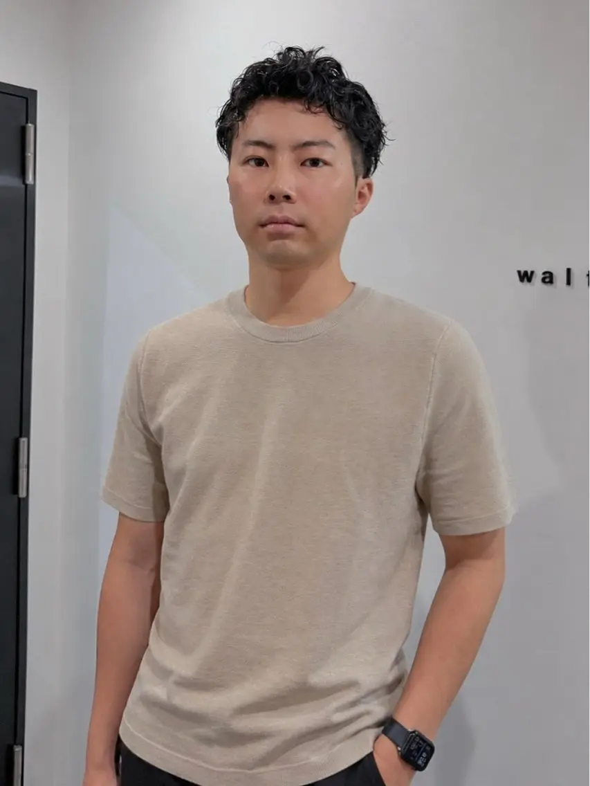 パーマ メンズ walt hayatoのヘアスタイル