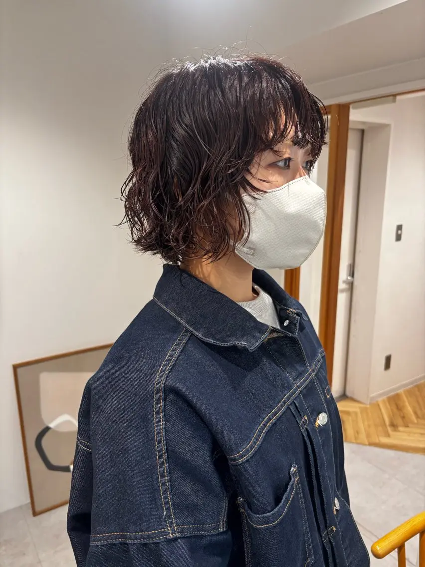 ショート パーマ ちあき knock🌼🍃のヘアスタイル