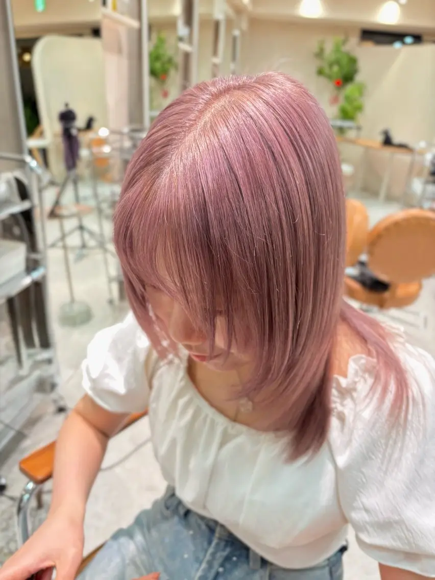 【ブリーチ1回】＋【厳選したカラー🩶】の写真