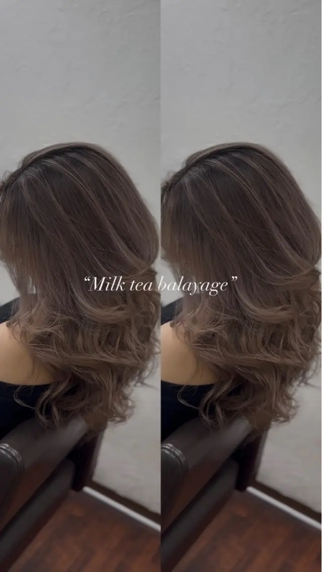 ロング カラー バレイヤージュ レイヤーカット ヘアカラー 👑カラーリスト👑 /石塚恒太郎のヘアスタイル