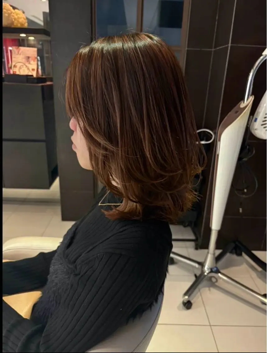 ミディアム 🌈透明感カラー🌈 えのもとすみれのヘアスタイル